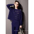Mode-Kleidung Hollow Nylon Knit Frauen Pullover